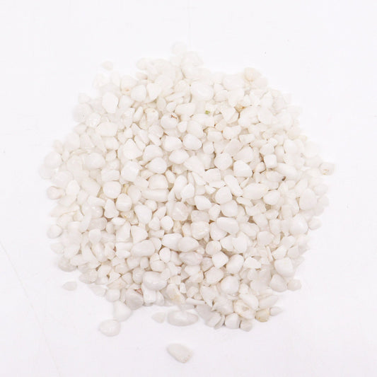 White Quartz Gemstone Chips Bulk - 1KG