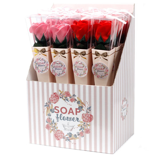 Ready to Retail Soap Flower - Medium Rose