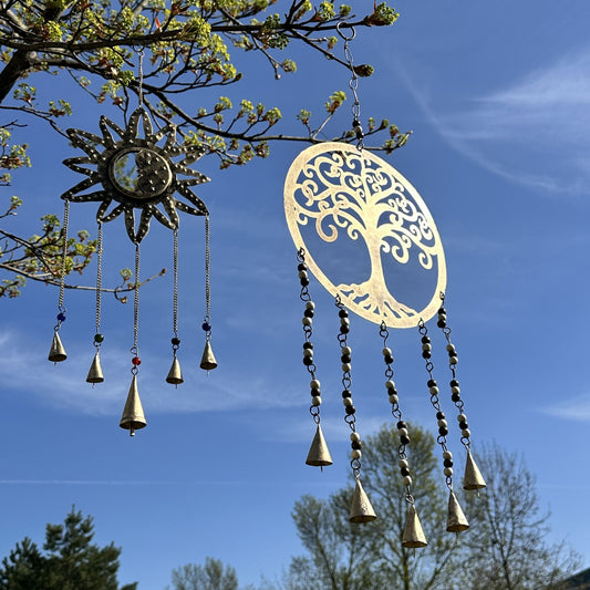 Indian Chimes - Lrg Tree of Life Bell Chimes - 25cm