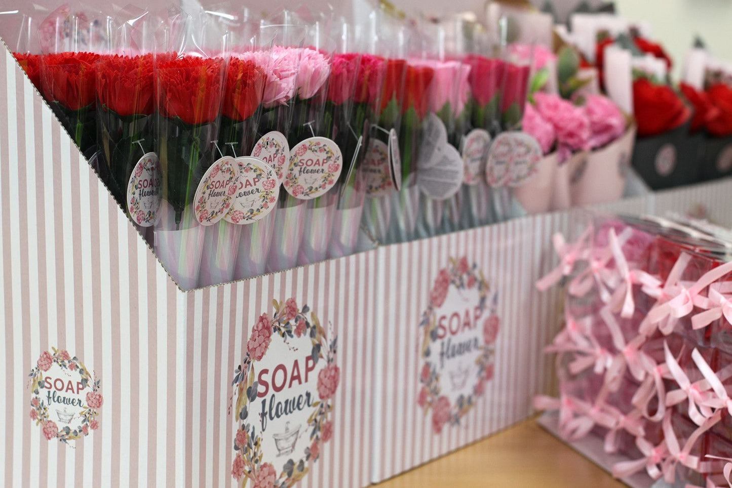 Ready to Retail Soap Flower - Small Carnation