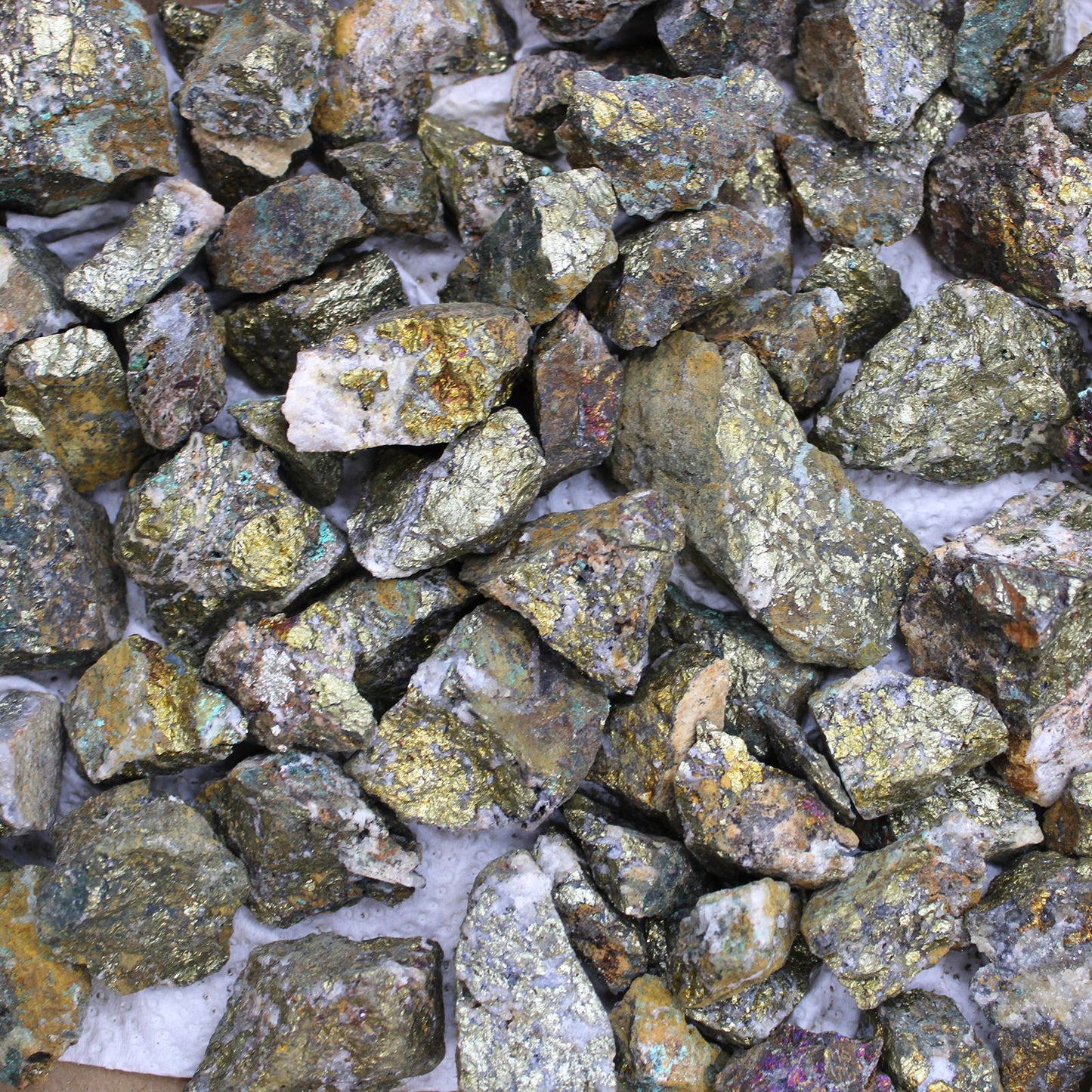 Mineral Specimens - Chalcopyrite (approx 80 pieces)